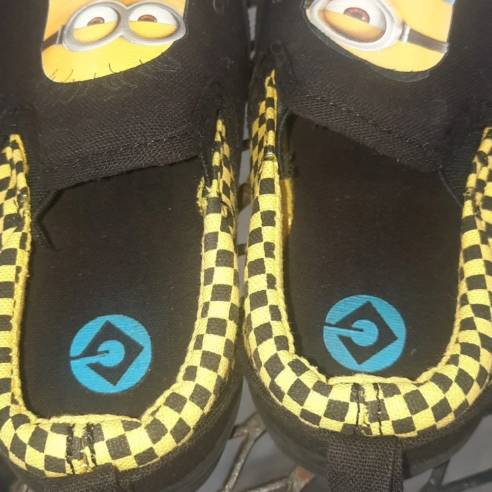 New Minion shoes size 7 slide ons